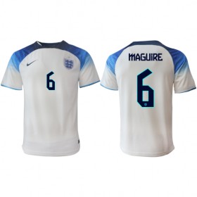 Nogometni Dresovi Engleska Harry Maguire 6 Domaći Svjetsko Prvenstvo 2022 Kratkih Rukava